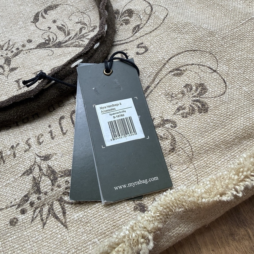 Myra NWT Handbags Signature Line Small Tote Bag Vtg French Design NEW Market - Picture 2 of 6